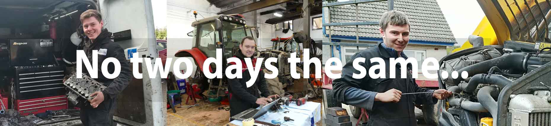 No two days the same in land-based engineering No two days the same in land-based engineering