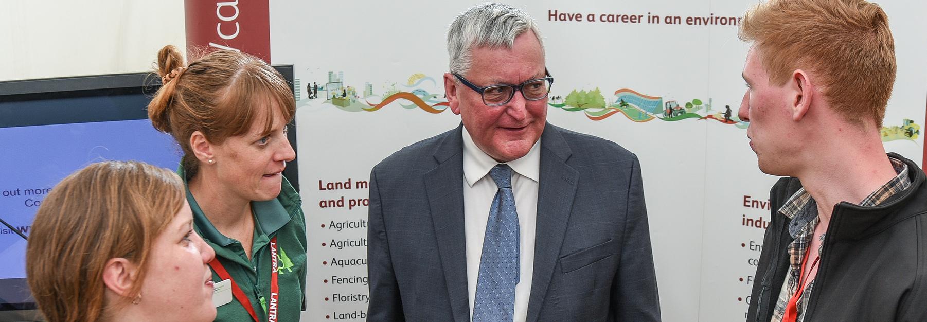 Cabinet Secretary Fergus Ewing meeting industry champion speakers