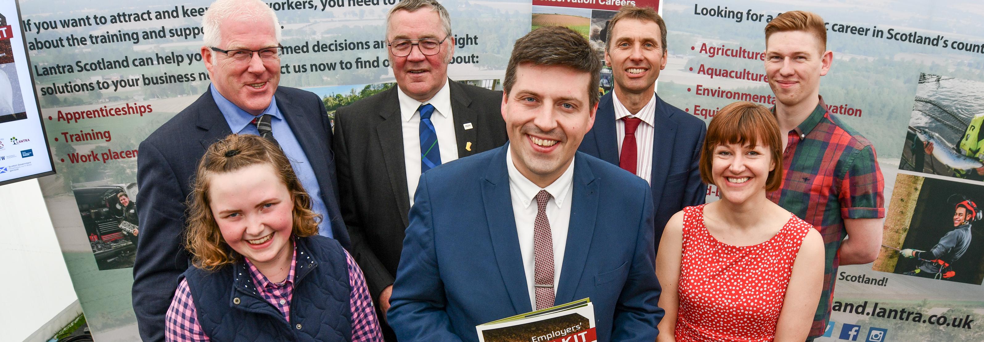 Speakers and apprentices at employers' toolkit launch