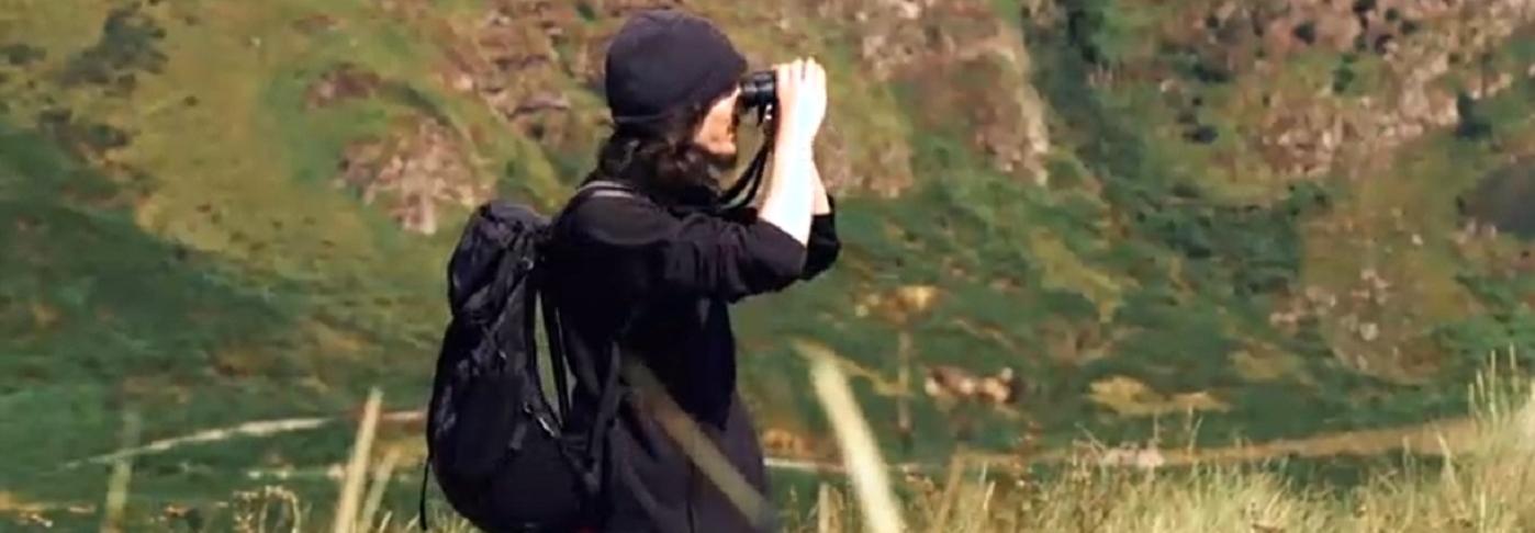 Industry champion Luke at St Cyrus nature reserve