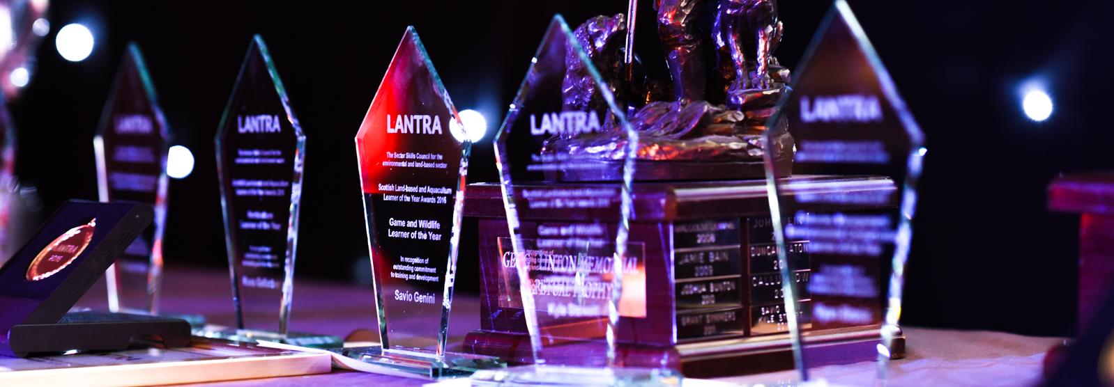 Trophies for learner of year awards