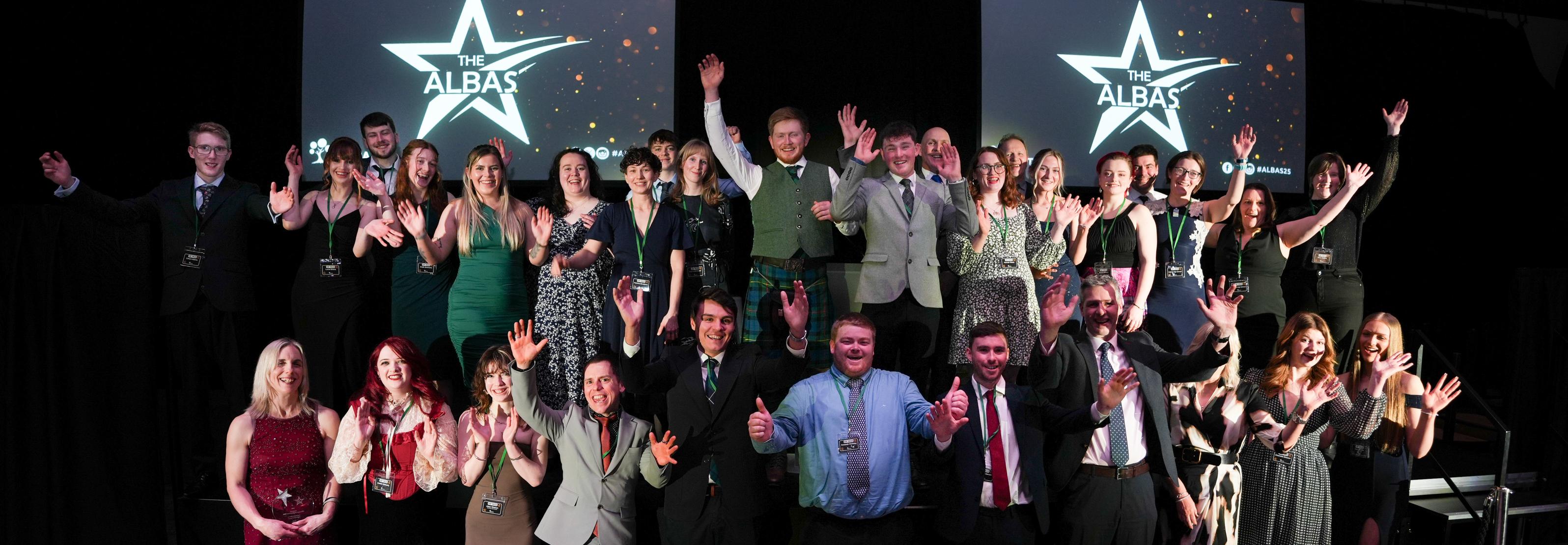 Winners celebrate at Lantra Scotland's ALBAS 2025