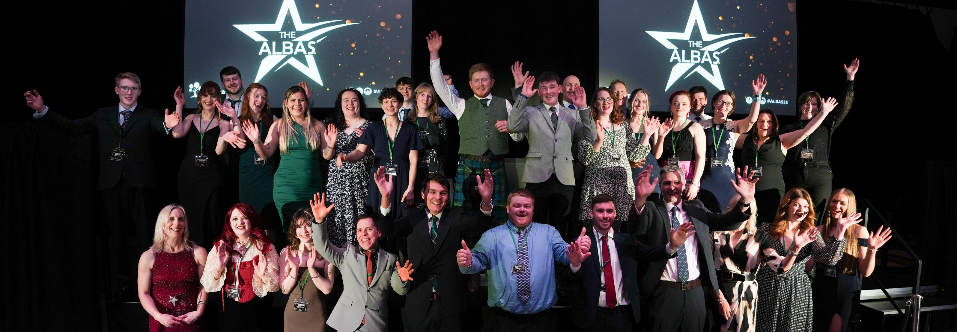 Winners celebrate at Lantra Scotland's ALBAS 2025