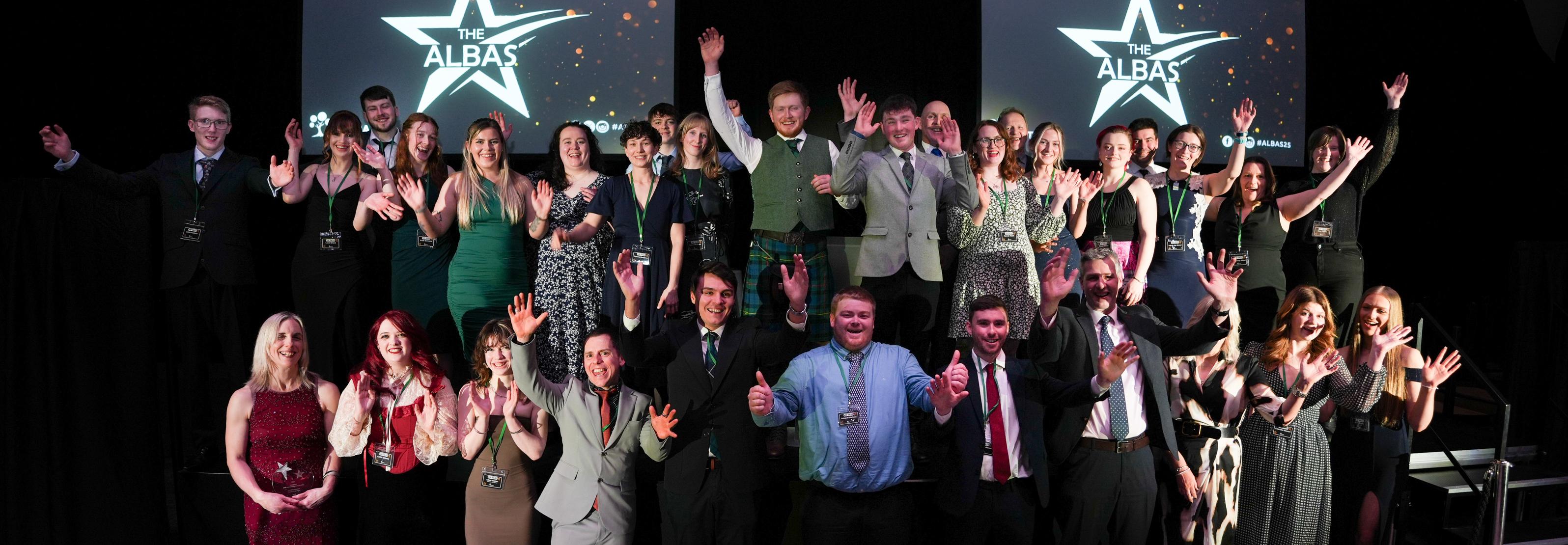 Winners celebrate at Lantra Scotland's ALBAS 2025