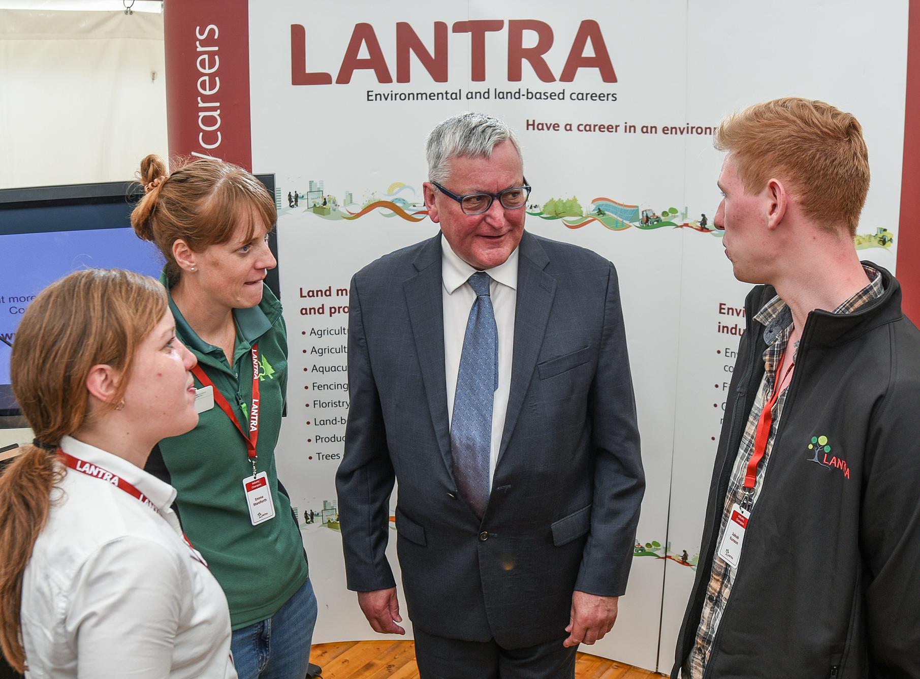 Cabinet Secretary Fergus Ewing meeting industry champion speakers