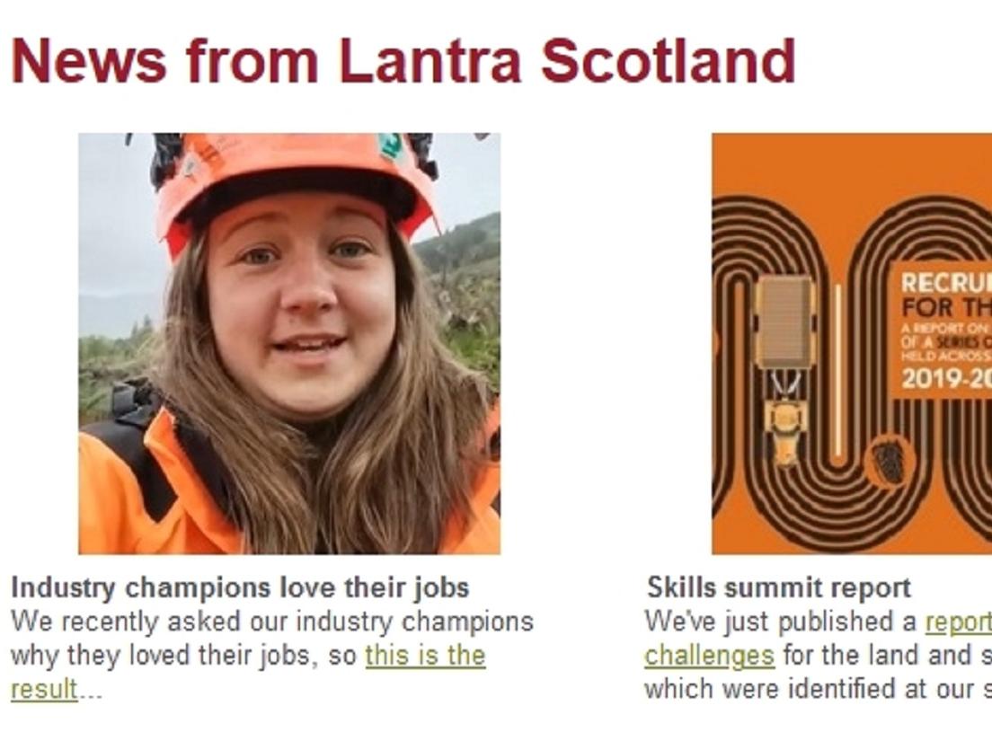 July edition of Lantra Scotland newsletter