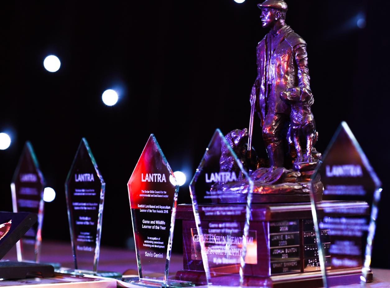 Trophies for learner of year awards