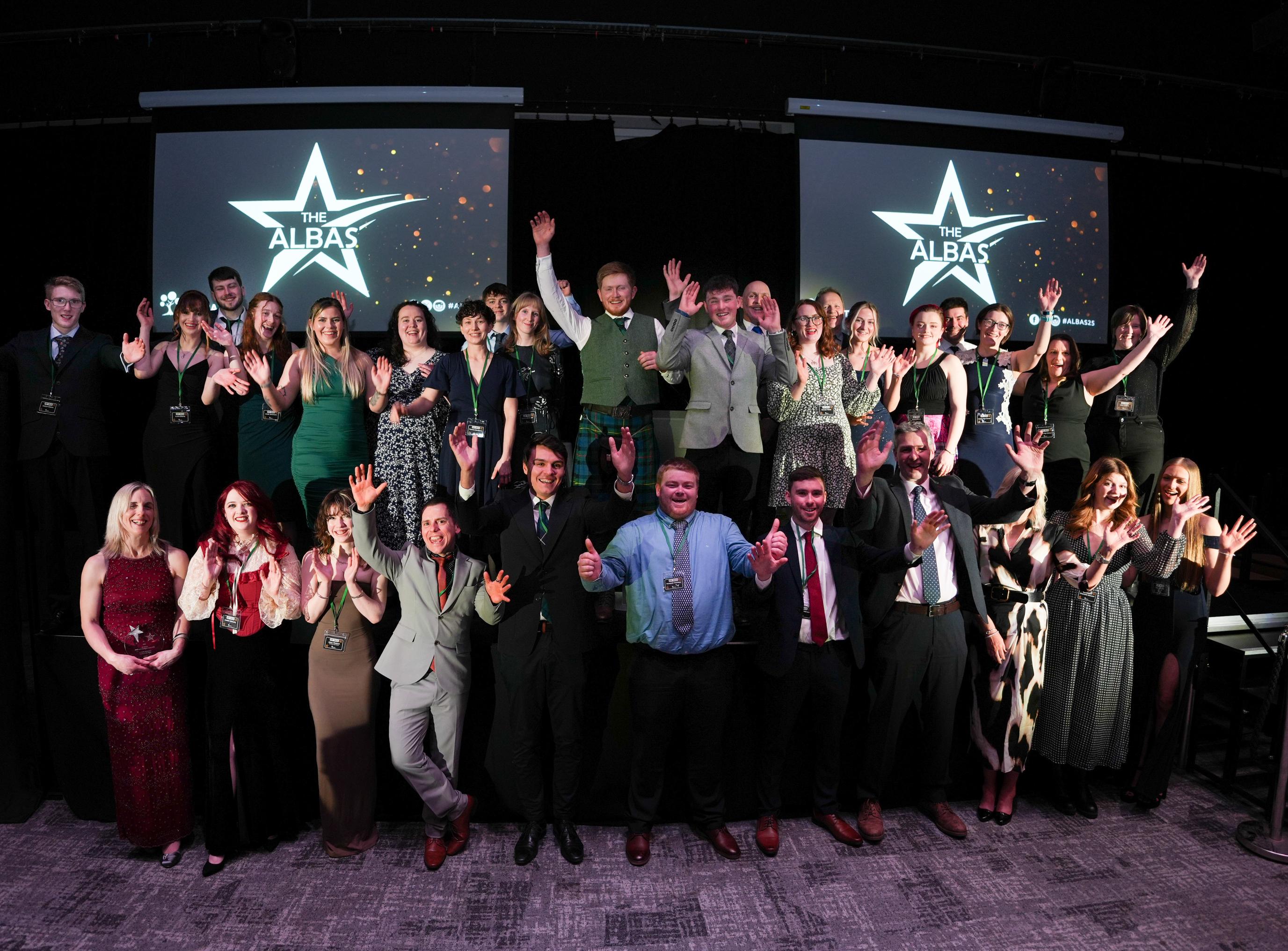 Winners celebrate at Lantra Scotland's ALBAS 2025