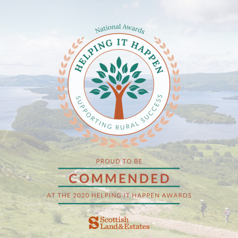 Helping it Happen Commended Award from Scottish Land & Estates