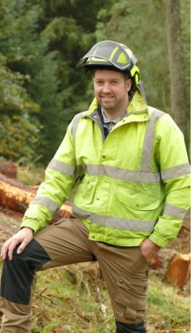 Forestry manager Malcolm Whyte 