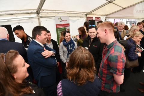 Minister Jamie Hepburn meets Lantra industry champions