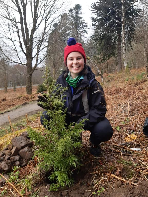 Rachel Orchard, Modern Apprentice in trees and timber